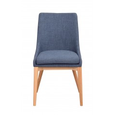 RO Be Dining Chair Blue/Oak